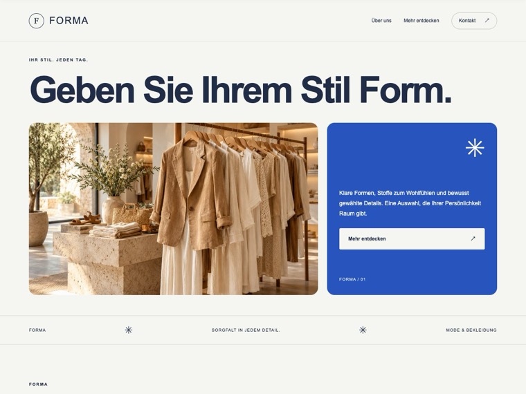 Mode & Bekleidung — Forma