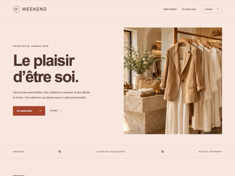 Mode et vêtements — Weekend