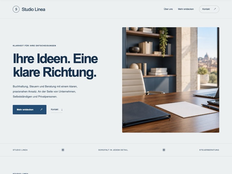 Steuerberatung — Studio Linea