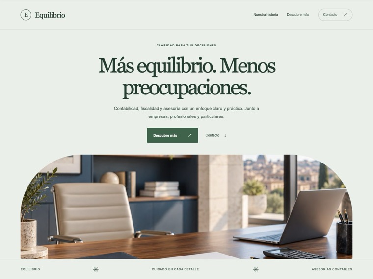 Asesorías contables — Equilibrio