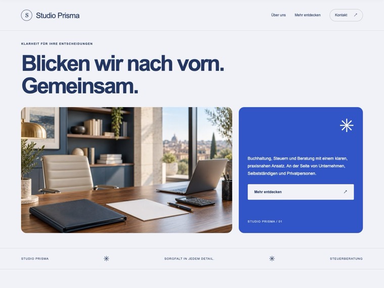 Steuerberatung — Studio Prisma