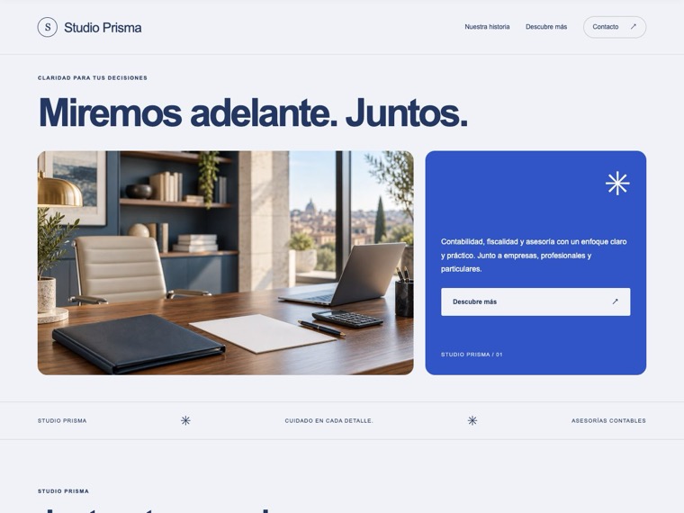 Asesorías contables — Studio Prisma