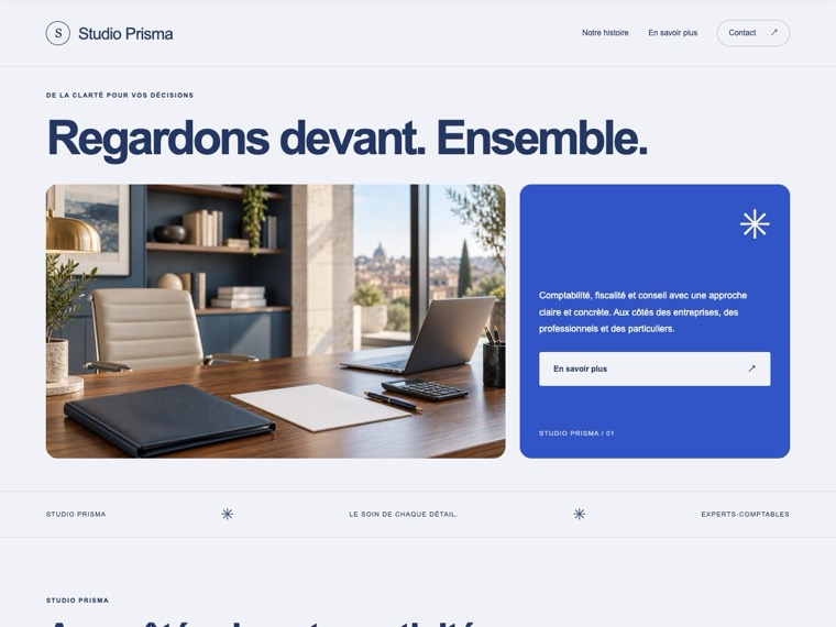 Experts-comptables — Studio Prisma