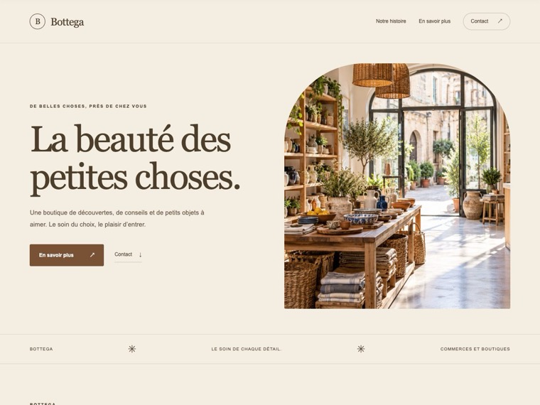 Commerces et boutiques — Bottega