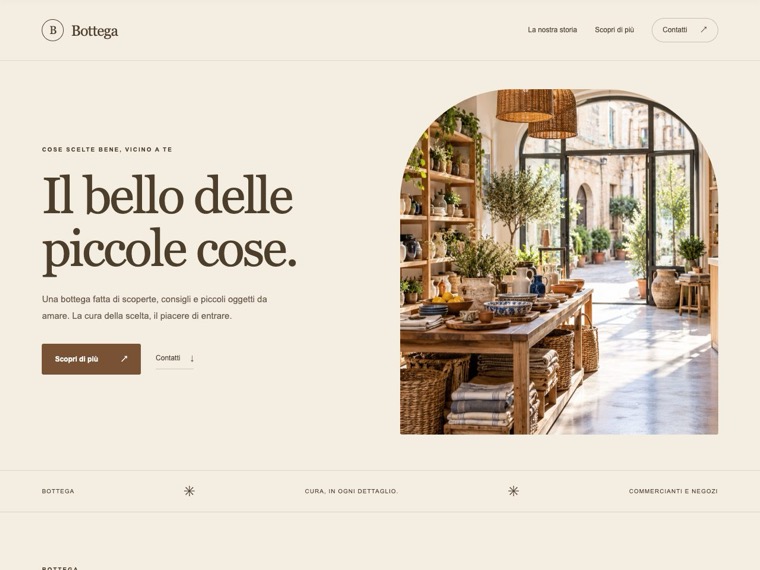 Commercianti e negozi — Bottega