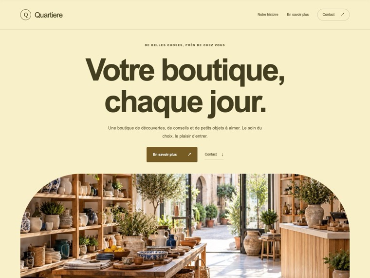 Commerces et boutiques — Quartiere