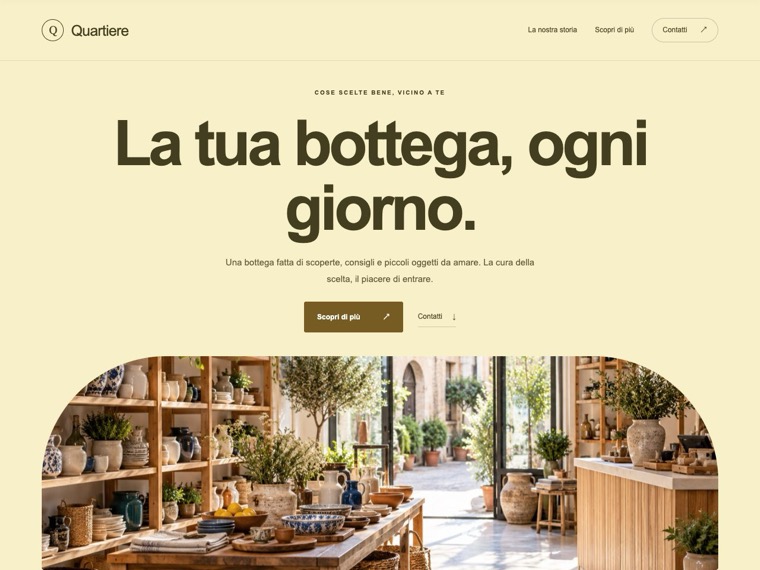 Commercianti e negozi — Quartiere