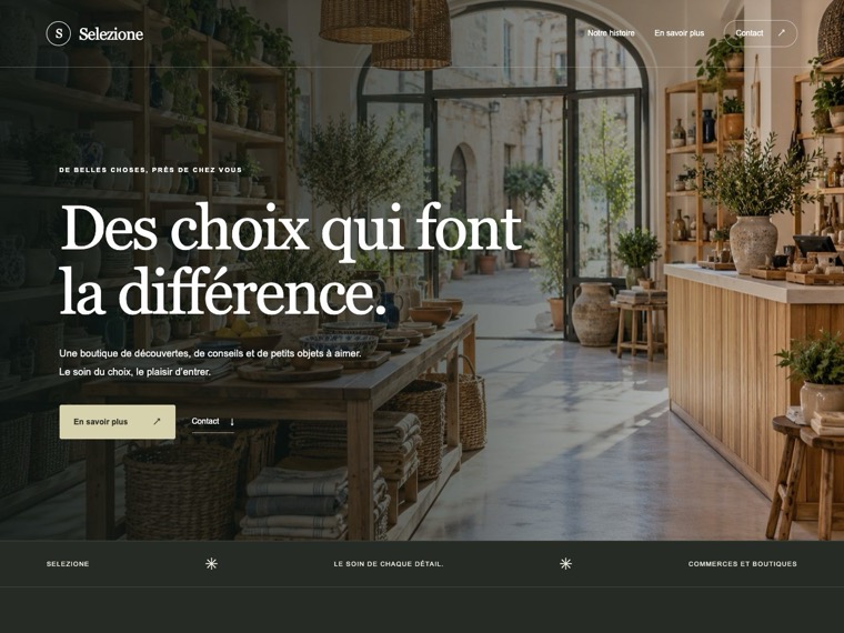 Commerces et boutiques — Selezione