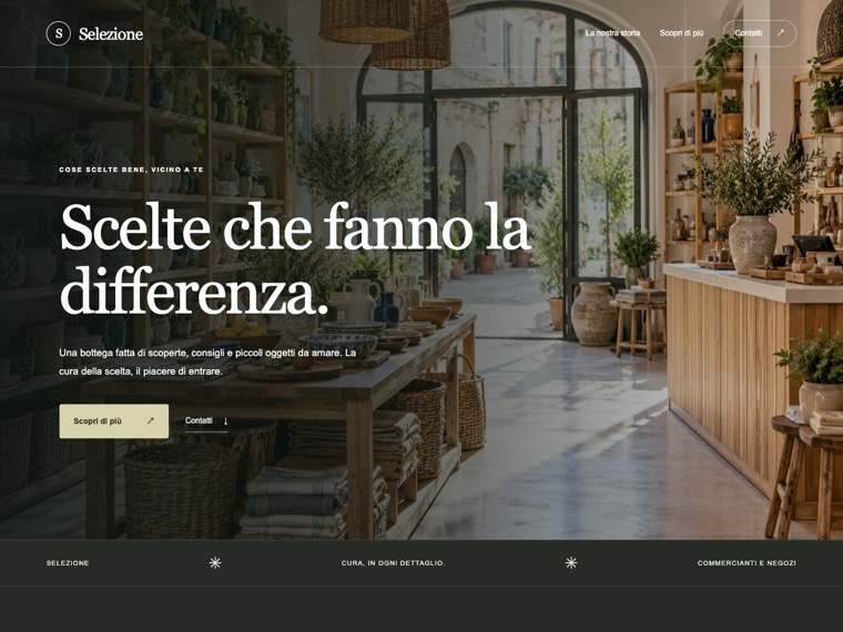 Commercianti e negozi — Selezione