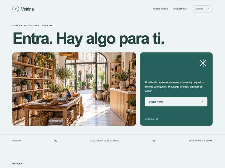 Comercios y tiendas — Vetrina