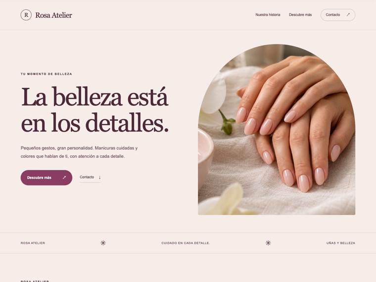 Uñas y belleza — Rosa Atelier
