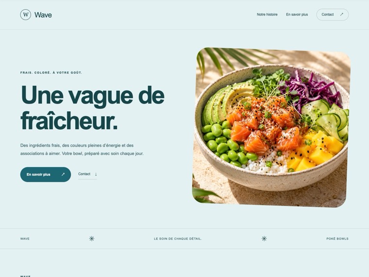 Poké bowls — Wave