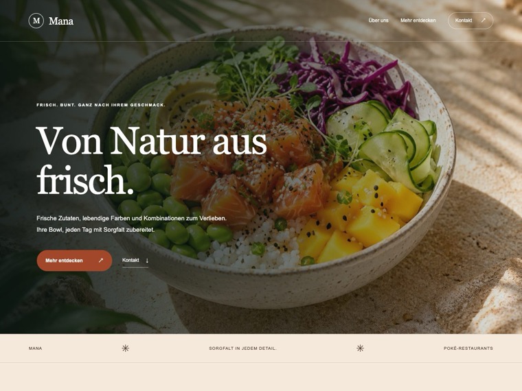 Poké-Restaurants — Mana