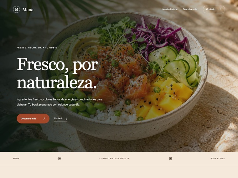 Poke bowls — Mana