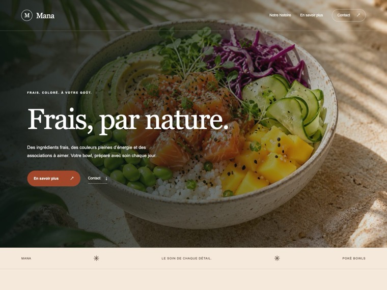 Poké bowls — Mana