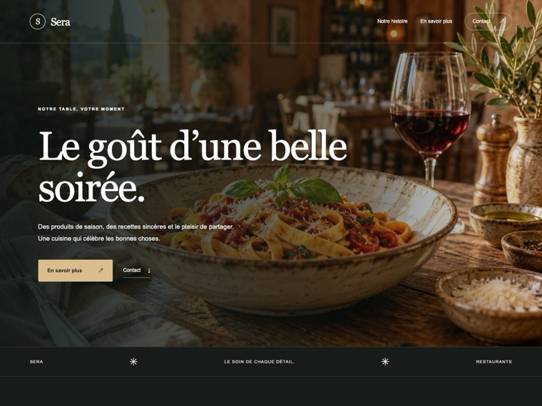 Restaurants — Sera