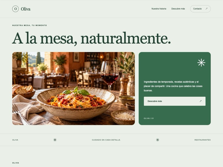 Restaurantes — Oliva