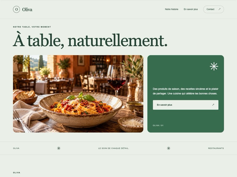 Restaurants — Oliva