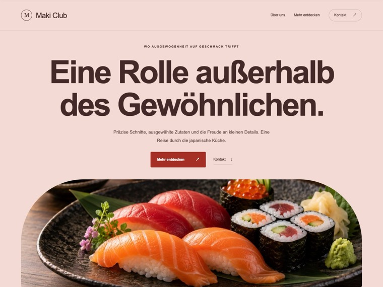 Sushi — Maki Club