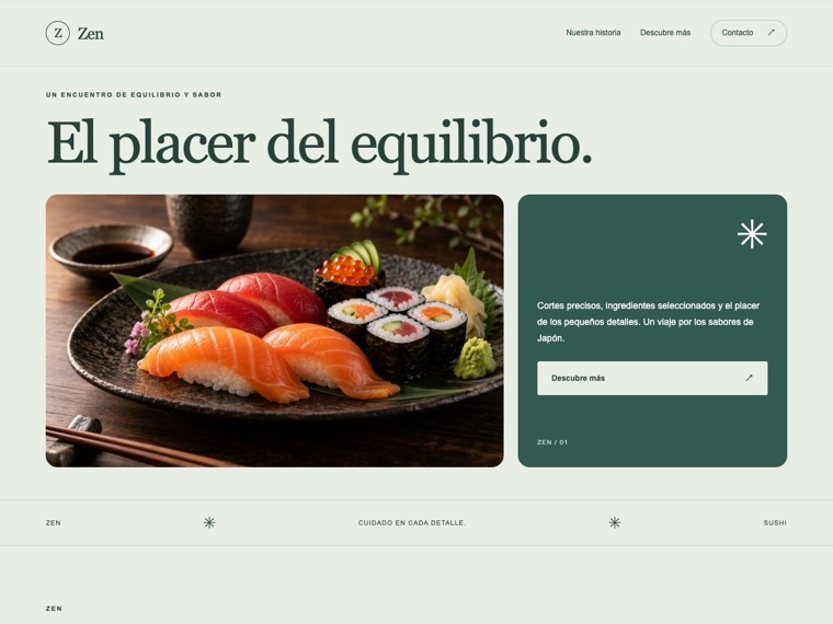 Sushi — Zen