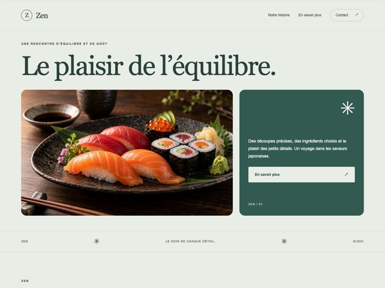 Sushi — Zen